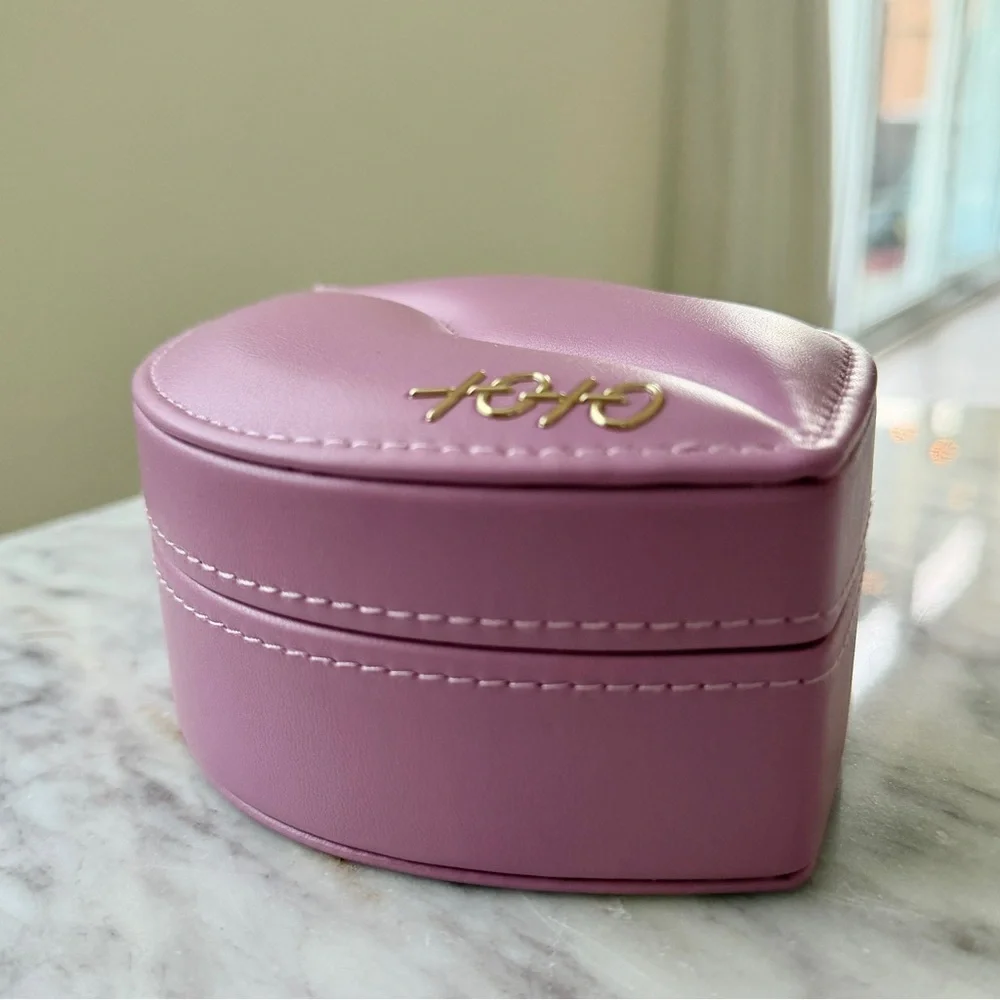 💋 Kendra Scott Pink Lips Shape Trinket Stash Jewelry Box